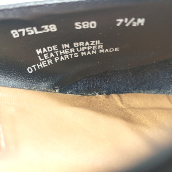 Life Stride Studio, Black Leather Slip On, Square Toe Mules. Women's Size 7.5M - Picture 11 of 12